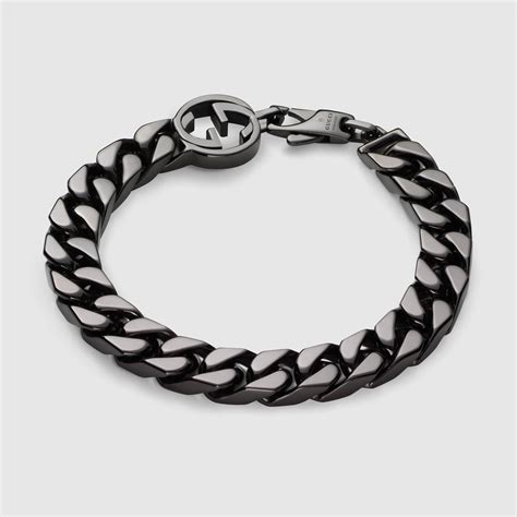 gucci mens braclets|Gucci interlocking g necklace men's.